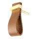 Camel Color Faux Leather Pull Knob Online